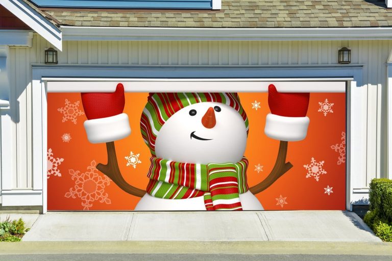 How to decorate a garage door for Christmas - Action Shutters
